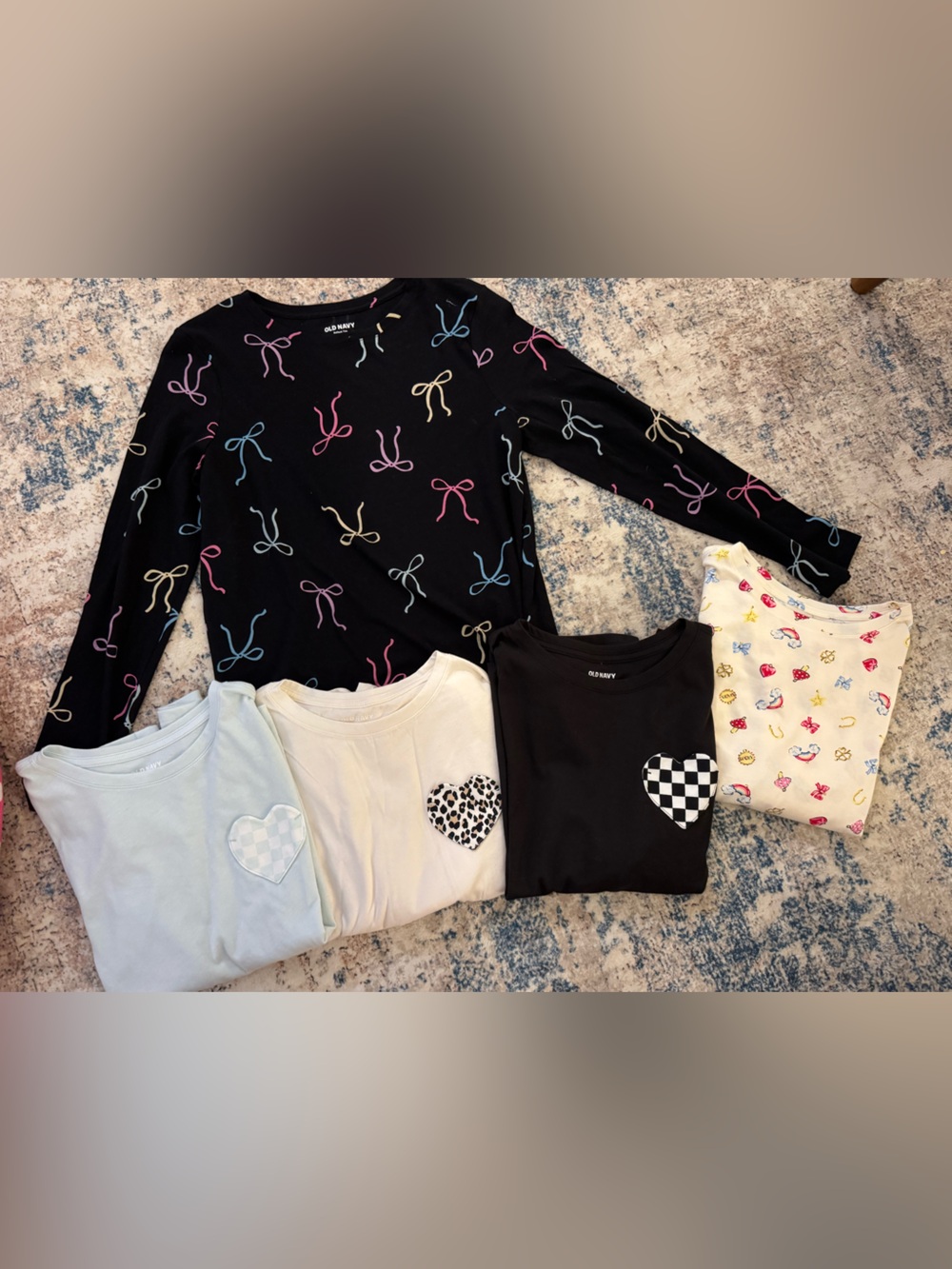 Old Navy Girls Softest T Bundle Lot Size XL EIGHT SHIRTS TOTAL